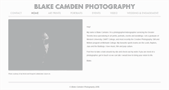 Desktop Screenshot of blakecamden.com