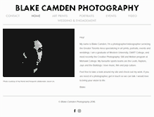 Tablet Screenshot of blakecamden.com